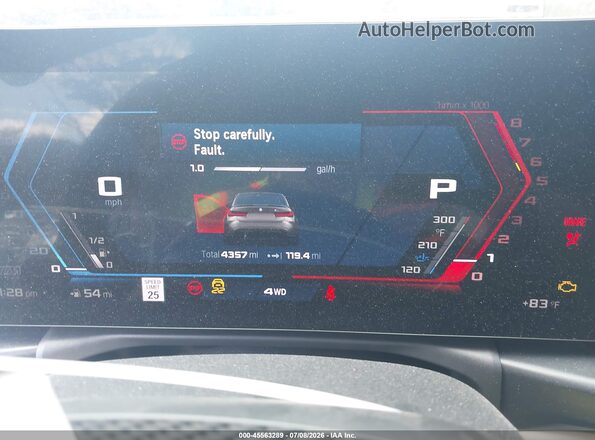 WBS33HJ01TFW47373 2026 BMW M3 Blue უკანა სავარძლების ხედი