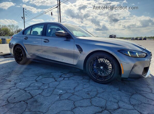 WBS33HJ02SFU38108 2025 BMW M3 Серый Передняя правая четверть