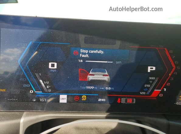 WBS33HJ02TFW13233 2026 BMW M3 White Սարքավորումների վահանակի տեսք