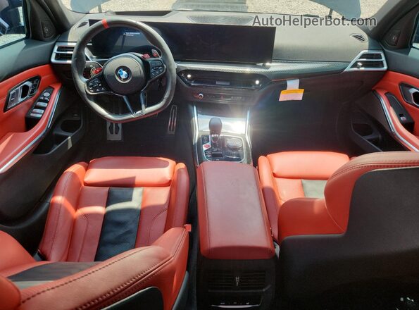 WBS33HJ03TFV76368 2026 BMW M3 Black Dashboard view
