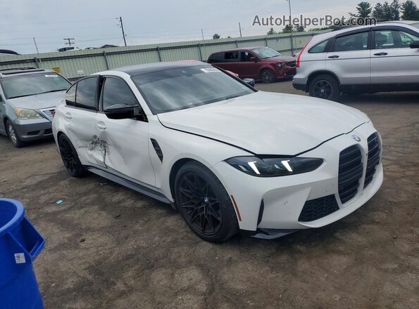 WBS33HJ04TFV51558 2026 BMW M3 White Передня права чверть