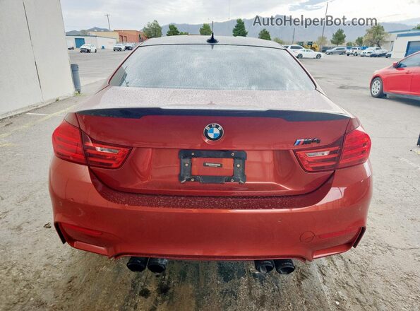 WBS3R9C50GK335667 2016 BMW M4 Оранжевый Вид сзади