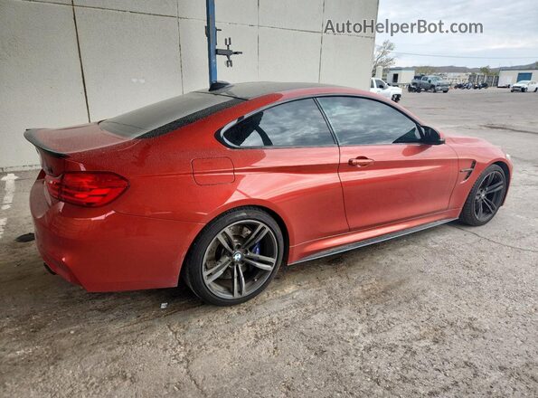 WBS3R9C50GK335667 2016 BMW M4 Оранжевый Задняя правая четверть