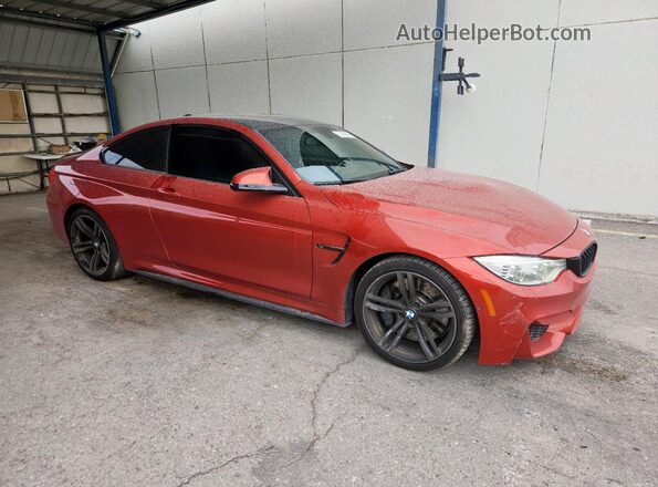 WBS3R9C50GK335667 2016 BMW M4 Оранжевый Передняя правая четверть