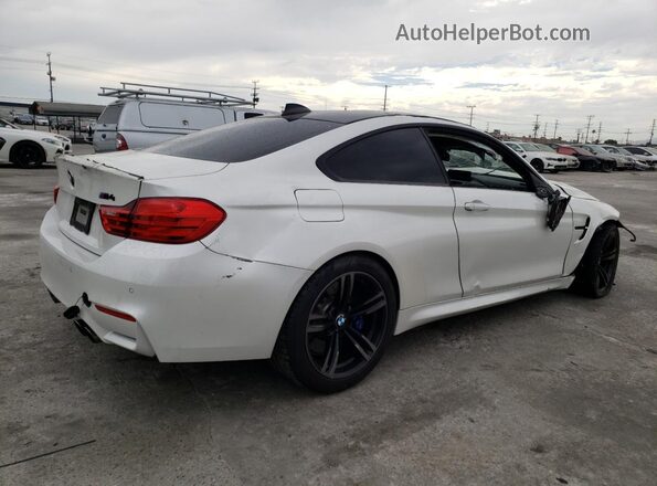 WBS3R9C51GK338013 2016 BMW M4 White Задня права чверть