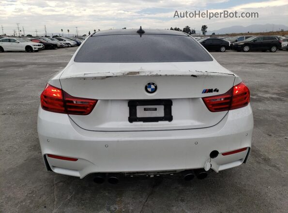 WBS3R9C51GK338013 2016 BMW M4 White Вид ззаду
