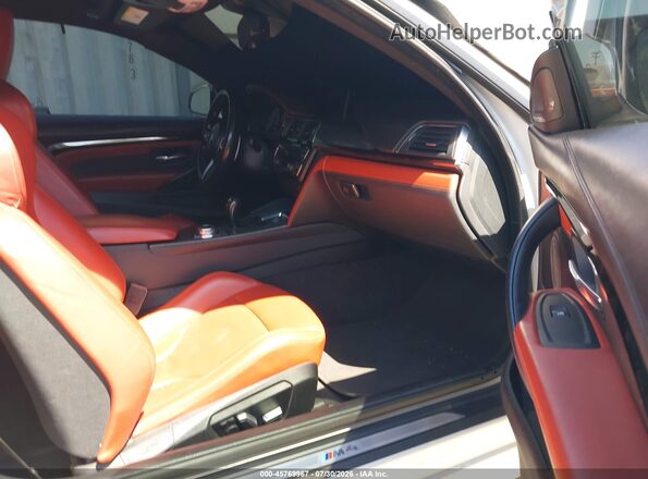 WBS3R9C59GK336848 2016 BMW M4 Белый Вид салона спереди