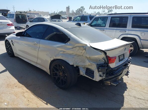 WBS3R9C59GK336848 2016 BMW M4 Белый Задняя левая четверть