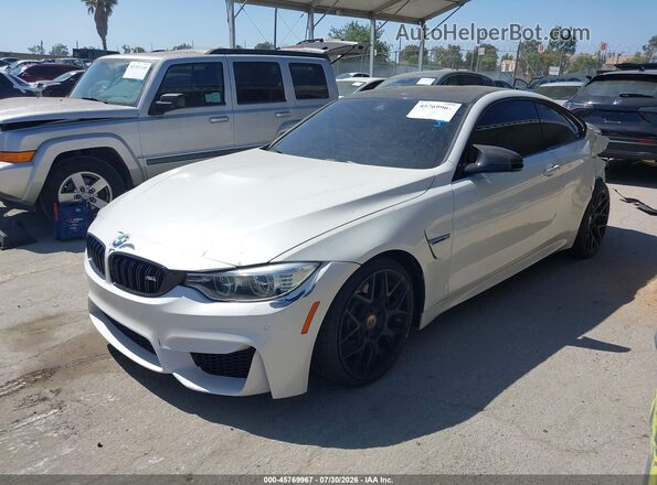 WBS3R9C59GK336848 2016 BMW M4 Белый Передняя левая четверть