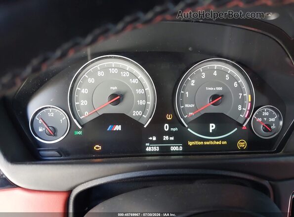 WBS3R9C59GK336848 2016 BMW M4 Белый Вид задних сидений