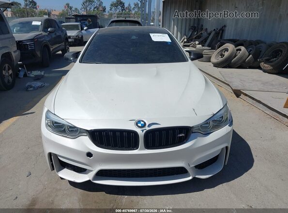 WBS3R9C59GK336848 2016 BMW M4 Белый Вид задней части салона
