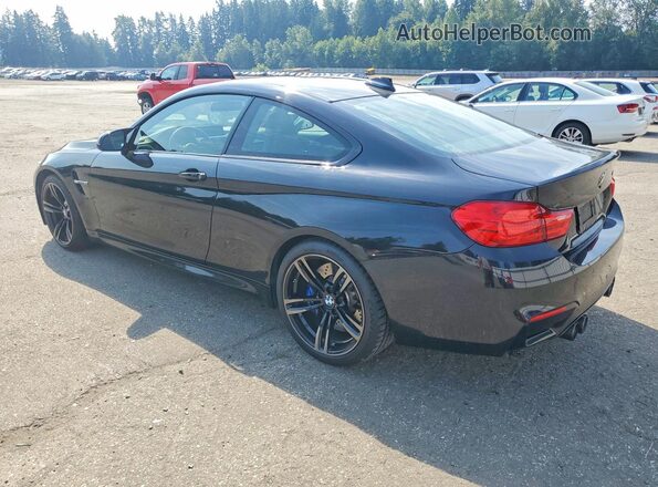 WBS3R9C59GK337157 2016 BMW M4 Black Задня ліва чверть