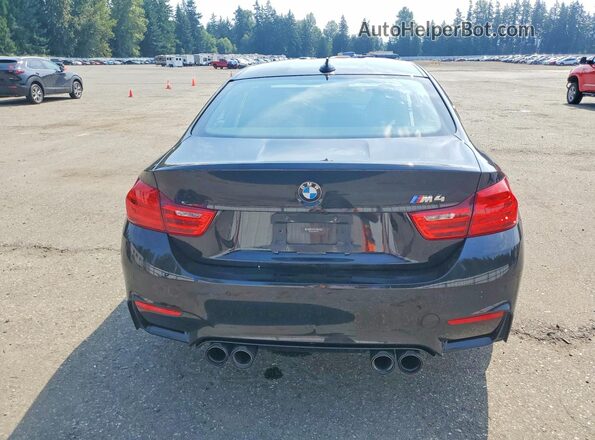 WBS3R9C59GK337157 2016 BMW M4 Black Вид ззаду