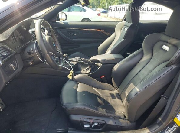 WBS3R9C59GK337157 2016 BMW M4 Black Вид салону спереду