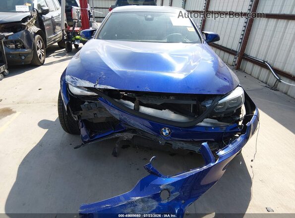 WBS3S7C08LFH07825 2020 BMW M4 Dark Blue Front view