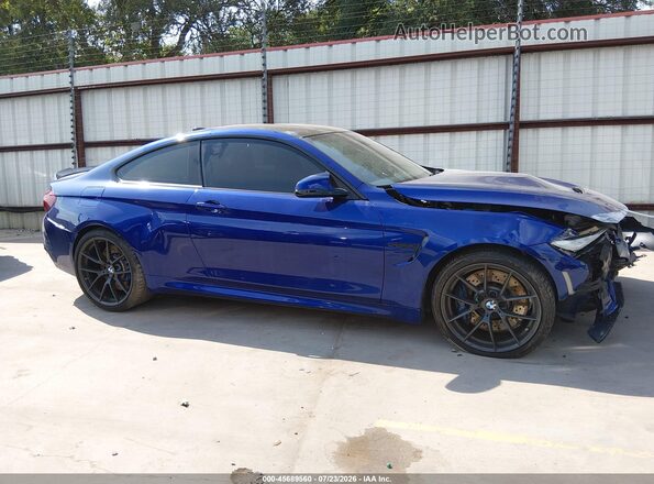 WBS3S7C08LFH07825 2020 BMW M4 Dark Blue Rear interior view