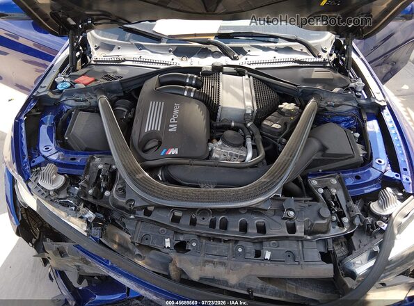 WBS3S7C08LFH07825 2020 BMW M4 Dark Blue Rear view