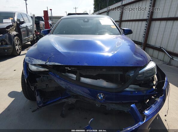 WBS3S7C08LFH07825 2020 BMW M4 Dark Blue Instrument cluster view