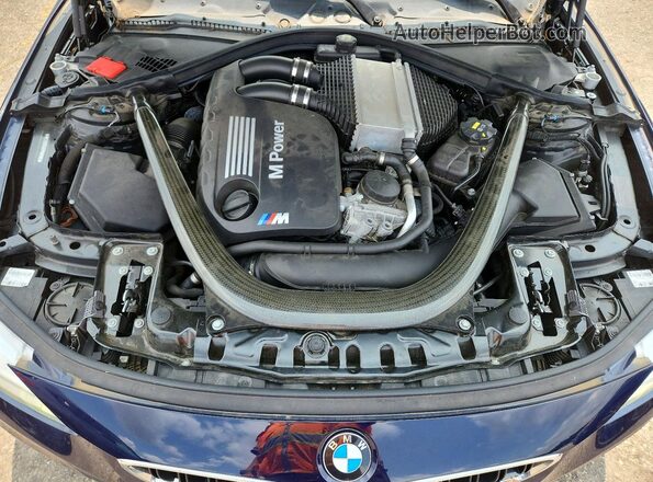 WBS3U9C52GP969595 2016 BMW M4 Синий Вид задней части салона