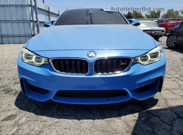 WBS3U9C55GP970157 2016 BMW M4 Blue Вид спереду