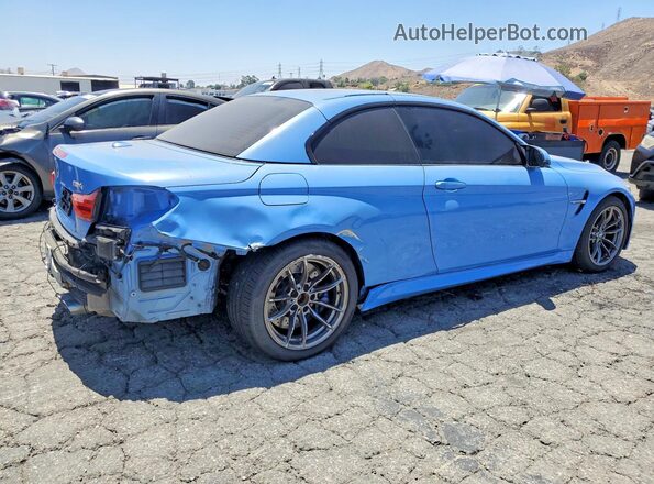 WBS3U9C55GP970157 2016 BMW M4 Blue Задня права чверть
