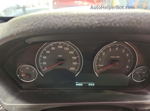 WBS3U9C55GP970370 2016 BMW M4 White Սարքավորումների վահանակի տեսք