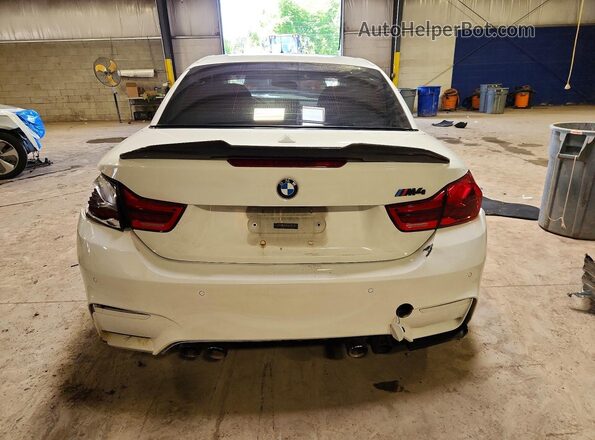 WBS3U9C55GP970370 2016 BMW M4 White Հետևի տեսք