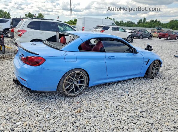 WBS3U9C55HP970922 2017 BMW M4 Blue Задня права чверть