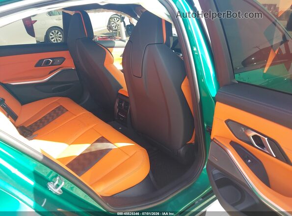 WBS43AY02RFT00371 2024 BMW M3 Зеленый Вид наклейки с VIN-кодом
