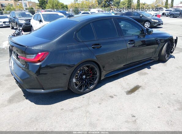 WBS43AY06PFN57546 2023 BMW M3 Черный Задняя правая четверть
