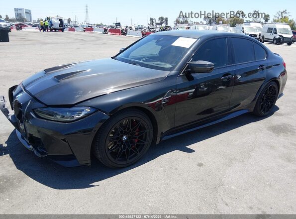 WBS43AY06PFN57546 2023 BMW M3 Черный Передняя левая четверть