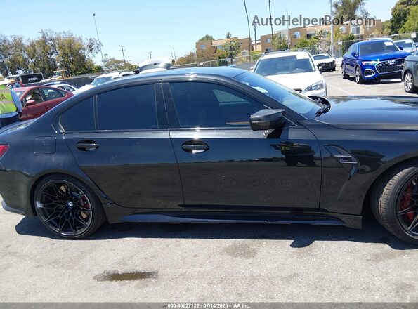 WBS43AY06PFN57546 2023 BMW M3 Черный Вид задней части салона