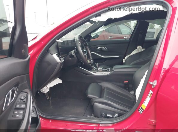WBS43AY07PFN37144 2023 BMW M3 Red Widok wnętrza z przodu