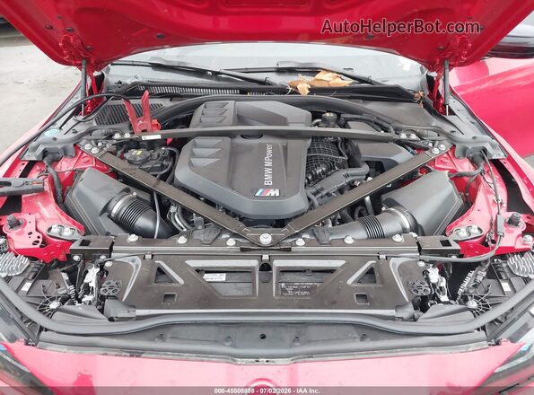 WBS43AY07PFN37144 2023 BMW M3 Red Widok z tyłu