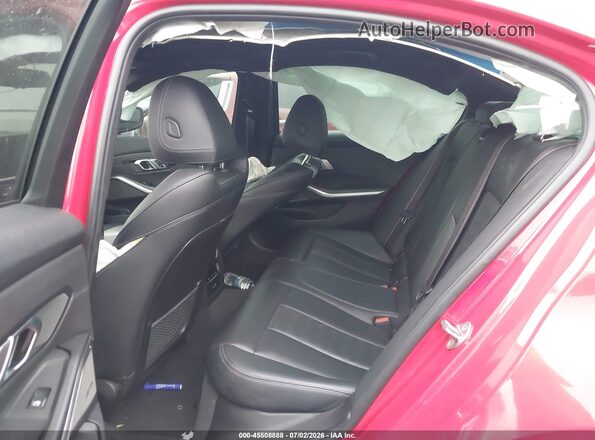 WBS43AY07PFN37144 2023 BMW M3 Red Widok naklejki z numerem VIN