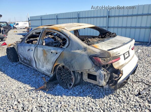 WBS43AY0XRFS74229 2024 BMW M3 White Հետևի ձախ