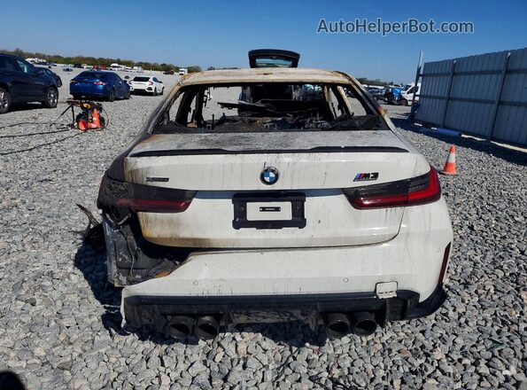 WBS43AY0XRFS74229 2024 BMW M3 White Հետևի տեսք