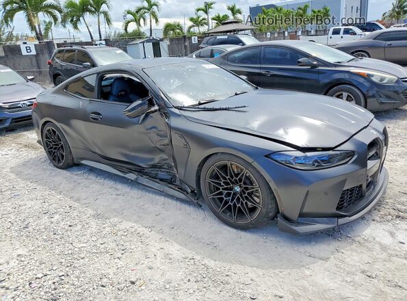 WBS43AZ00RCP53310 2024 BMW M4 Gray Передня права чверть