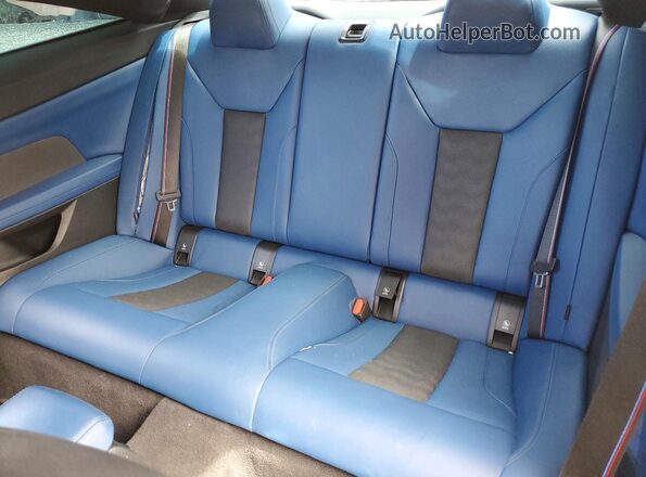 WBS43AZ00RCP53310 2024 BMW M4 Gray Вид задніх сидінь