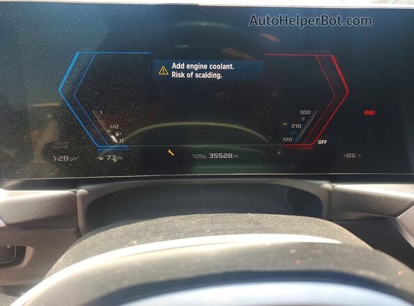 WBS43AZ02RCP51042 2024 BMW M4 White Vista del cuadro de instrumentos