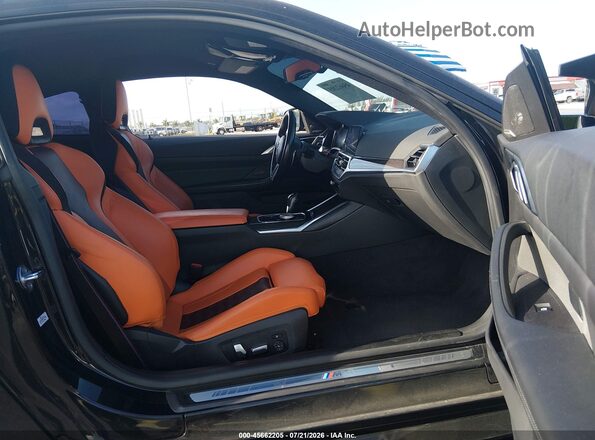 WBS43AZ05PCM25152 2023 BMW M4 Black Вид салону спереду