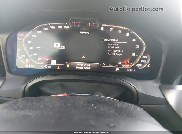 WBS43AZ05PCM25152 2023 BMW M4 Black Вид задніх сидінь