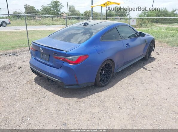 WBS43AZ06PCL38909 2023 BMW M4 Синий Задняя правая четверть