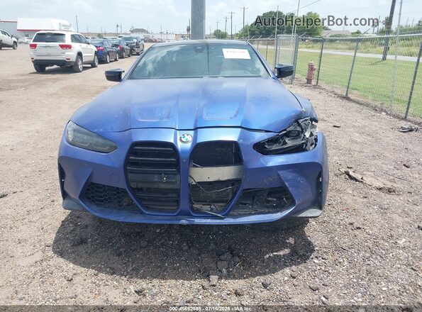 WBS43AZ06PCL38909 2023 BMW M4 Синий Вид панели приборов