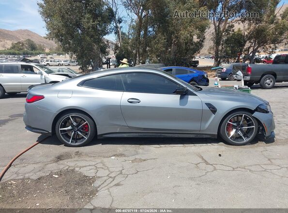 WBS43AZ06PCL79055 2023 BMW M4 Gray Widok wnętrza z tyłu
