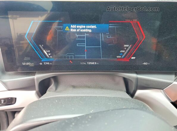 WBS43AZ09RCP75094 2024 BMW M4 Зеленый Вид щитка приборов