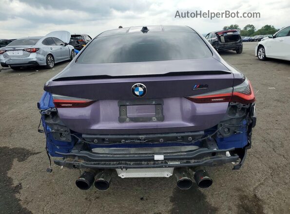 WBS43AZ0XRCP62340 2024 BMW M4 Purple Widok z tyłu