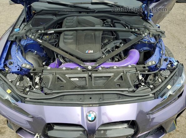 WBS43AZ0XRCP62340 2024 BMW M4 Purple Widok wnętrza z tyłu