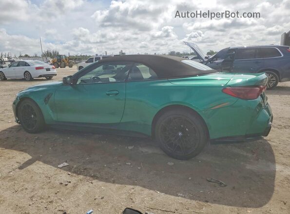 WBS43BA03TCX36347 2026 BMW M4 Зеленый Задняя левая четверть