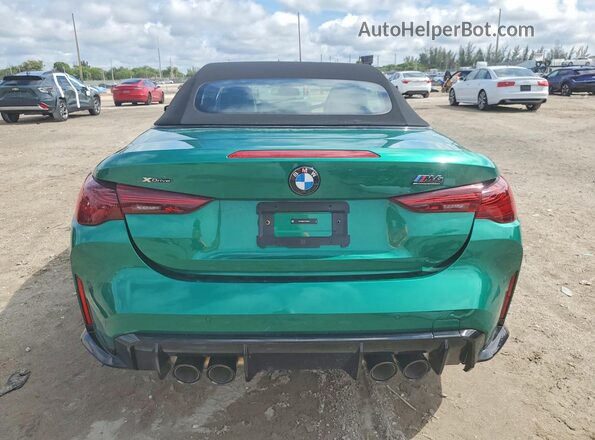 WBS43BA03TCX36347 2026 BMW M4 Зеленый Вид сзади